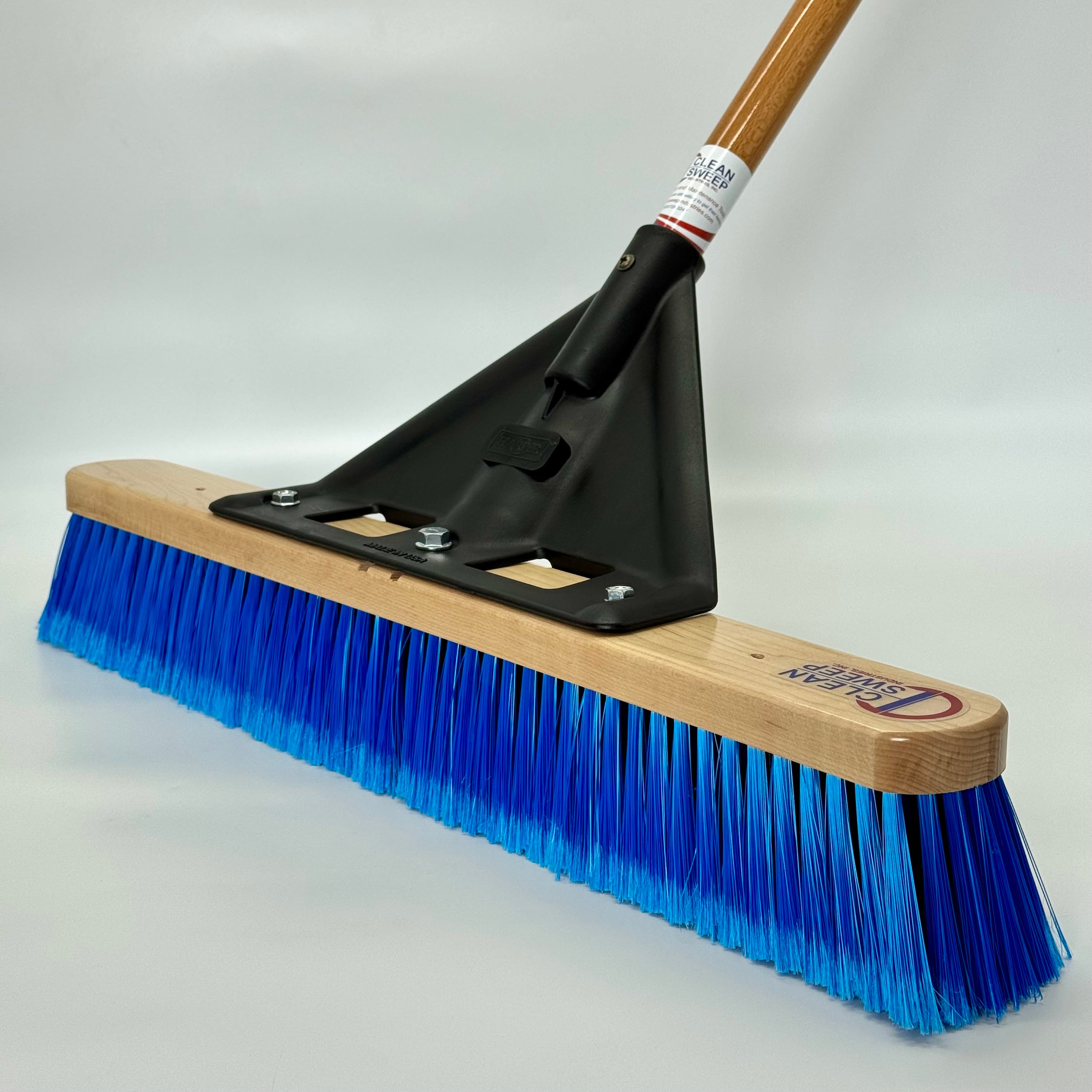 Harper Brush 67 Series Industrial Push Broom Blue Demon - Complete