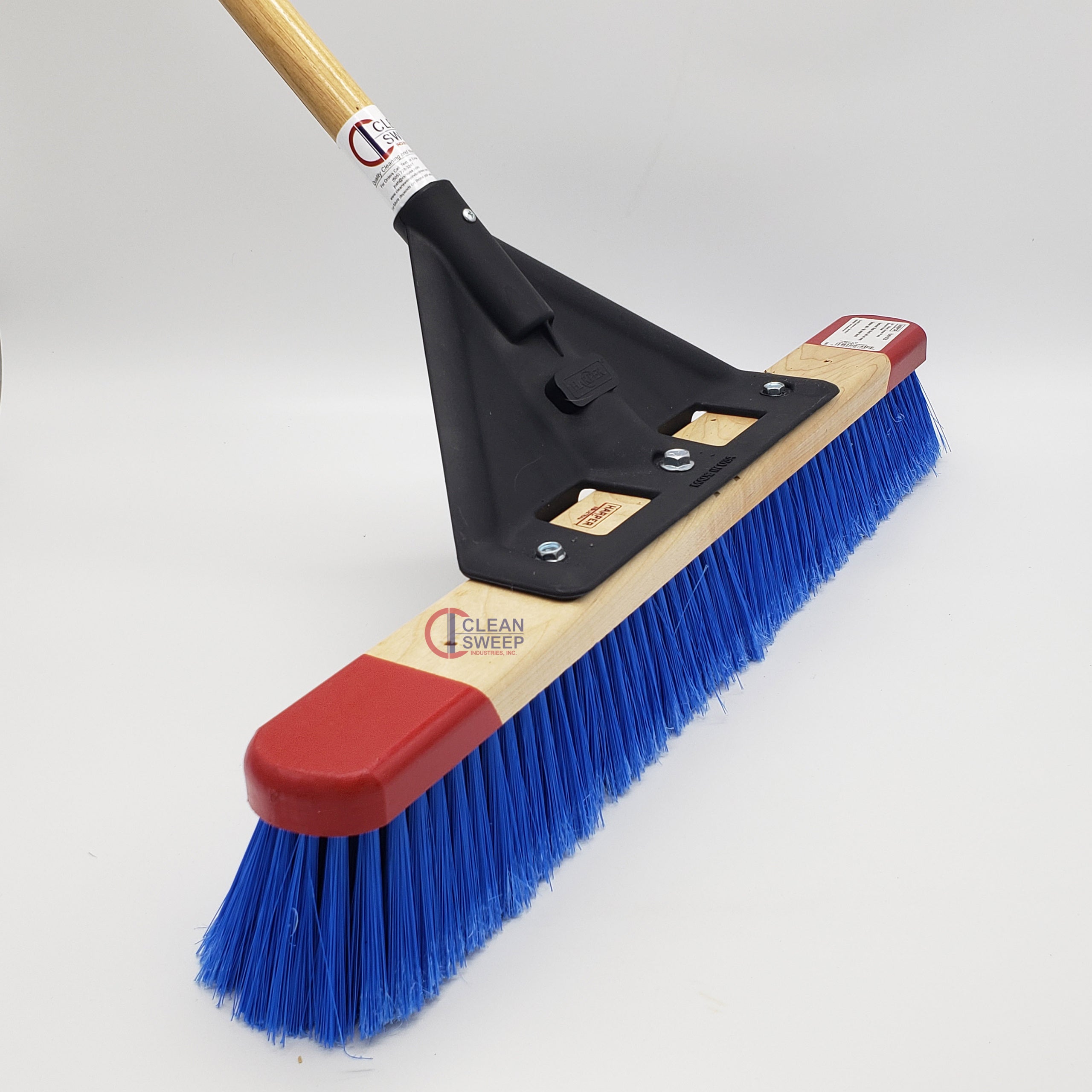 Harper Brush 67 Series Industrial Push Broom Blue Demon Complete